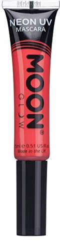 Moon Glow - Neon-UV-Maskara 15ml Rot – ein spektakulär glühender Effekt bei UV- und Schwarzlicht!