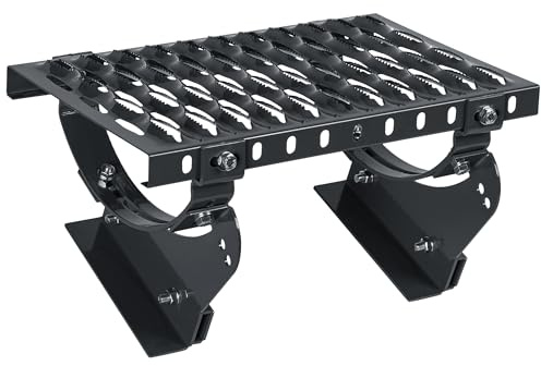 Dachtritt Steigtritt 80 cm für stehender Doppelfalz RAL 7016 Anthrazit | Komplett Blech Stehfalz - feuerverzinkter Stahl, Korrosionsschutz, Zinkbeschichtung