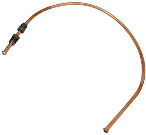 AERZETIX: Tubo per freno in rame Ø4.76mm con raccordi M10x1/M10x1 (50cm)