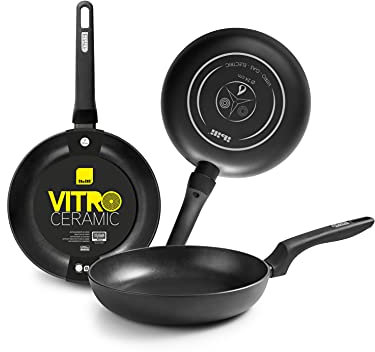 IBILI, Padella in vetroceramica, 22 cm, alluminio, antiaderente, speciale vetroceramica.
