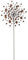 Windrad Discopropeller verrostet Propeller Karussellpropeller Metall Eisen Rost Deko 212cm hoch 64cm Durchmesser