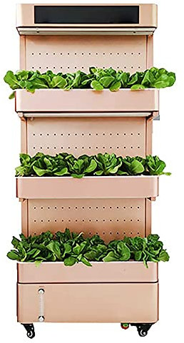 Torre idroponica, sistema di coltivazione idroponica da giardino a 3 piani da 225 baccelli, kit di coltivazione aeroponica con irrigazione automatica e sistema di impianto di illuminazione acquaponica