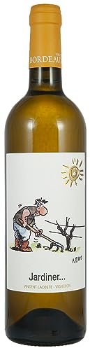 Chateau de Cranne, Bordeaux Blanc Jardiner 2023, 750 ml, Sauvignon Gris, Sémillon e Muscadelle con Note di Agrumi e Fiori Bianchi, Ideale per Piatti di Pesce, Certificazione Biologica, 12.5% Vol.