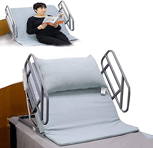 LUISAS Adjustable Lift Bed Backrest, Power Seat with 2 Armrests, Recovery From Surgery To Read, Eat, Watch TV In Bed