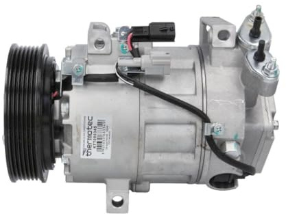 THERMOTEC KTT090345 Compresseur de clim DCS PAG 46 R134a Compatible avec RENAULT Laguna 3 5 portes BT, BT0/1 Laguna 3 Grandtour KT, KT0/1 Laguna 3 Coupé DT, DT0/1 Latitude Berline L70