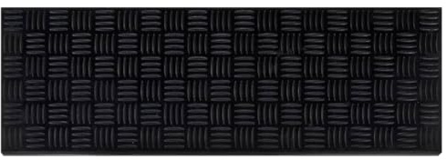 vidaXL Stufenmatten 10 STK. 25x75 cm Gummi