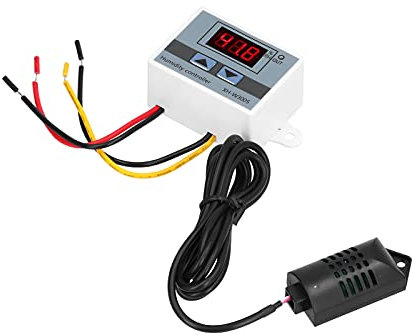 Digital Humidity Controller Digital LED Humidity Controller Module LED Hygrometer Sensor Control Switch 0~99% RH XHW3005 24V