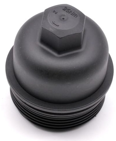 HAOTOM Tappo del coperchio dell'alloggiamento del filtro dell'olio Per BMW 1 F20 F21 2 F22 F23 3 E90 F30 F80 4 5 F10 6 7 F01 F02 F03 F04 G11 G12 Serie X1 X3 X4 X5 X6 Per MINI R56 R57 R55 R60 R61 R59