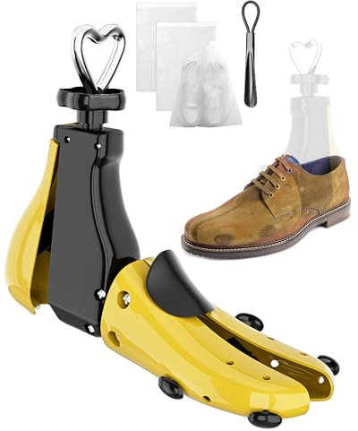 Zecaveler Schuhspanner für Damen und Herren – Längen- und Breitenverstellung – Ideal für Lederschuhe, Sportschuhe & Stiefel
