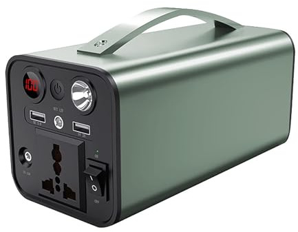 180W Portable Power Station,Power Bank with AC Outlet, Laptop Power Bank，Outdoor Generator Power Supply for Home Camping Travel Emergency