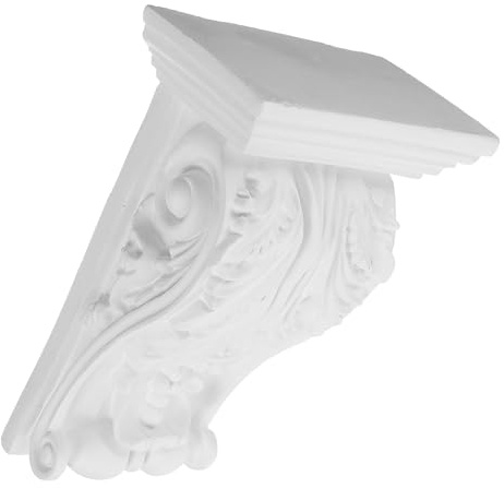 Abaodam Decoración de Pared Capitel Tallado de Estilo Europeo en Material PU para Muebles y Salas de Estar Moldura de Columna Romana