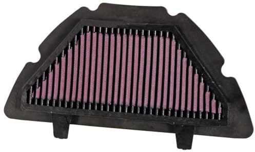 K&N YA-1007 Motorrad K&N Tausch-Luftfilter, Rot | kompatibel mit Yamaha YZF R1 2007-2008 (YA-1007)