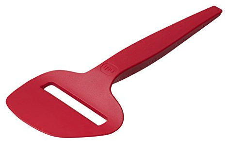 Osti 01 (Rot) Käsehobel - Handheld Durable Wireless Käsehobel für perfekte Scheiben von hartem, halbhartem und halbweichem Blockkäse - Spülmaschinenfest - Dänisches Design Käseschneider