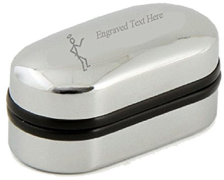 Saint Logo Personalisierte Manschettenknöpfe mit Gravur Box ~ Valentinstag ~ Weihnachten ~ Hochzeit ~ Groom ~ Väter Tag ~ Artwork mit gratis Gravur Text