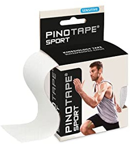 PINOTAPE Pro Sport Kinesiologisches Tape, 5 cm x 5 m, Sensitive
