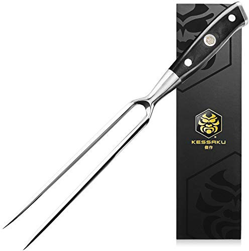 Kessaku Meat Carving Fork - Dynasty Series - German HC Steel, G10 Full Tang Handle, 7-Inch