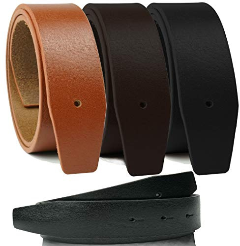 Erdi Ünver Büffelleder Gürtel 40mm ohne H, Vollrindleder Schliesse Schnalle Echtleder - Schwarz, Cognac, Braun - 80cm, 85cm, 90cm, 95cm, 100cm,105cm,110cm, 115cm - Damen, Herren, Unisex