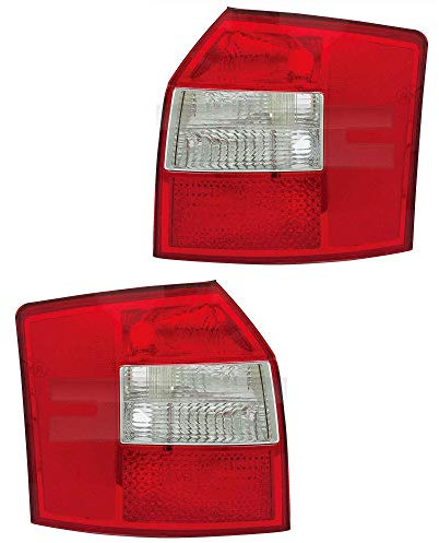 Heckleuchten Rückleuchten Rücklicht Set rechts & links Satz für Modell A4 (8E2/8E5) Baujahr: 11/2000-12/2005 Kunststoff ohne Lampenträger