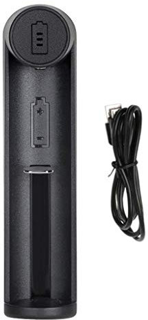 Buwei Universal USB Rechargeable Battery Charger for 3.7V Li-ion 10440/14500/14650/16340/17500/17670/18350/18500/18650/18700/22650/25500/26650 battery cells