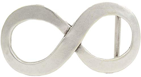 Gürtelschnalle Infinity 4,0 cm | Buckle Wechselschließe Gürtelschließe 40mm Massiv | Wechselgürtel bis 4cm
