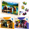 QUOKKA 100 Pieces Dementia Puzzles for Elderly - Large Piece Activities Products for Seniors - 3 Alzheimers Jigsaw Puzzle Games for Adults with Animals - Cognitive Gifts Toys for Men and Women