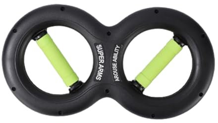 Harilla Krafttraining für den Oberkörper, Brust-Expander, Fitness-Stangen, Hochleistungs-Armstärker, Rotator-Maschine für Unterarmtrainer-Arme, Schwarz