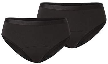 Schiesser Damen 2 PACK Menstruationswäsche / Periodenslip auslaufsicher - Secret Care