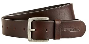 camel active Herren Gürtel aus echtem Leder Braun, menswear-S
