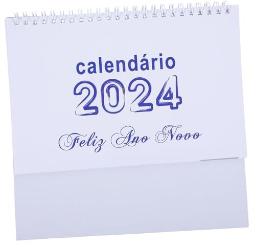 STOBOK Kalender Für Schreibtisch Tischkalender Mit Leeren Notizfeldern Und Für Home Office Und Persönliche Dekoration