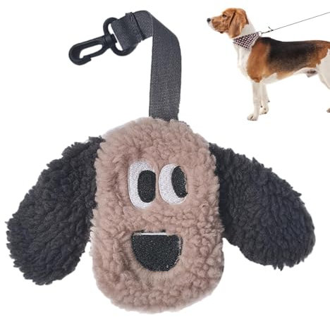 Hundekotbeutel Halterung Haustierkotbeutelspender Kotbeutelspender Für Hunde Süßer Polyesterfaser Hundetaschenhalter Spender Nachfüllbarer Hundekotbeutelhalter Khaki Vertikaler Abschnitt
