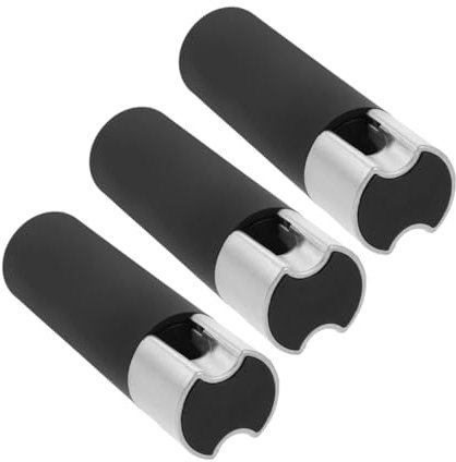 PRETYZOOM 3 Stück Vorhangschnurgewichte Jalousiekettenschnur Anhänger Aus Metall Und Kunststoff Stilvolles Design Für Fensterdekoration Schwarz