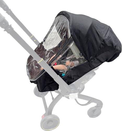 Colu Kid Kinderwagen-Regenschutz kompatibel mit Doona X, i & Doona+ Autositz und Kinderwagen- Wasserdicht, winddicht, atmungsaktiv mit breitem Reißverschluss und Belüftungslöchern