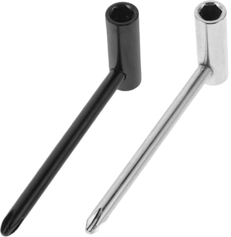 Kisangel 2 Stück Teiliges Gitarren-truss-rod-werkzeug aus Robustem Material Präzise Hals-entlastungsschlüssel für Exakte Gitarrenhals-einstellung Kompatibel mit Verschiedenen Gitarrenmarken
