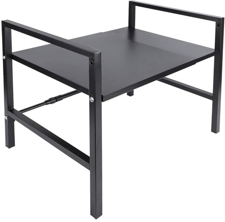 Xiuganpo Griglia per Forno a Microonde Regolabile, Griglia per in Acciaio Al Carbonio Resistente, Risparmia Spazio per Cucinare, Adatta per il Soggiorno