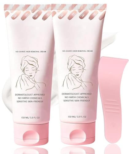 Bare Basics Hair Removal Cream, Bare Basics Haarentfernungscreme, Enthaarungscreme Intimbereich Frauen für Bikinizone und Achseln, Sanfte und Gründlich Haarentfernung, ohne Rasurbrand (2)