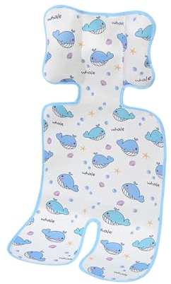 Cojín para cochecito de bebé, forro de asiento para cochecito de bebé, almohadilla de refrigeración para cochecito de bebé, almohadilla transpirable para clima cálido