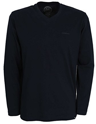 Götzburg Herren Schlafanzug Shirt (DE/NL/SE/PL, Alphanumerisch, XL, Regular, Regular, Navy)
