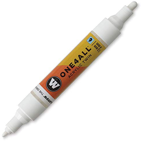 Molotow One4All Acrylic Twin Marker 160 – Signal White