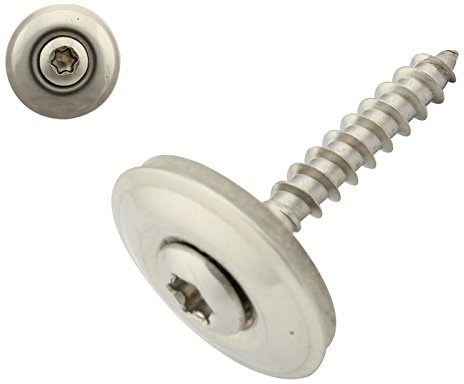 200 Stück Spenglerschrauben mit EPDM Dichtscheibe - 20 mm - Innensechsrund TX - 4,5x25 mm DIN7995 Edelstahl A2 V2A - SC-Normteile