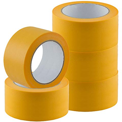 5er Pack Goldband Abdeckband Klebeband Kreppband 50mm x 50m