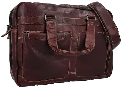 Gusti Laptoptasche Leder - Ripley Businesstasche Herren Arbeitstasche Office Bag Aktentasche Leder