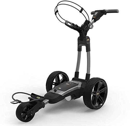PowaKaddy Unisex FX5 18 Hole Lithium Golf Trolley - Gun Metal - One Size