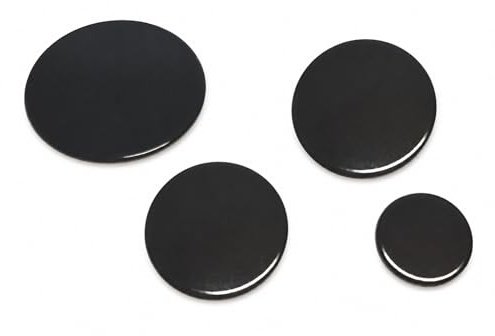 RYELDOM Kit 4 Piattini per Cucine Compatibile con Indesit Ariston, Ricambio Spartifiamma Piano Cottura, Misure 94 mm 70 mm 70 mm 46 mm