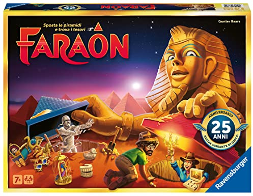 Ravensburger - Faraon 25° Anniversario | Giochi Da Tavolo | Gioco Bambino 7 Anni | 1-5 Giocatori | Giochi Da Tavolo Adulti | Gioco Da Tavolo Per Tutta La Famiglia