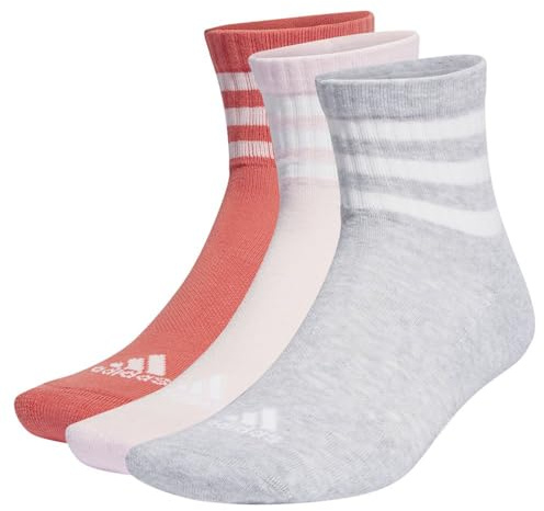 adidas Unisex 3-Streifen Cushioned Sportswear Low-Cut Socken, 3 Paar