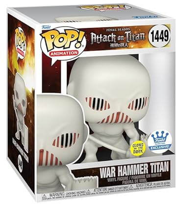 Funko Pop! Animation: Attack on Titan - Super War Hammer Titan *Glow in The Dark Shop Exclusive