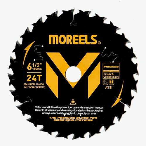 165mm Circular Saw Blade - 20mm Bore x 24T