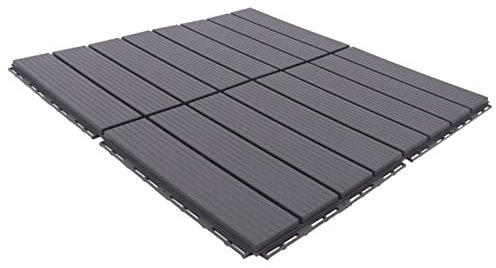 Qussse Terrassenfliesen Fliesen, 22 Stk Balkon Terrassenbelag, 30 x 30cm, Wasserdicht und Rutschfestes, für Balkon Terrasse und Hinterhof