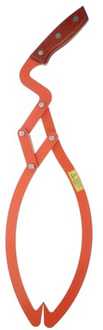 IWOWHERO Timber Hook Heavy Duty Log Lifter Timber Dragging Tool Non- Grip for Efficient Log Lifting and Transporting Construction