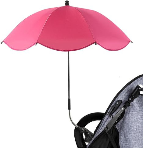 Kleinkind Kinderwagen Sonnenschirm,Kleinkind Sonnenschirm Für Kinderwagen,Sonnenschutz Regenschirm Mit Verstellbarer Klemme,UV Schutz,Kinderwagen Sonnenschutz Regenschirm Für Kleinkinder